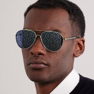 Dior Classic Silver Aviator Sunglasses